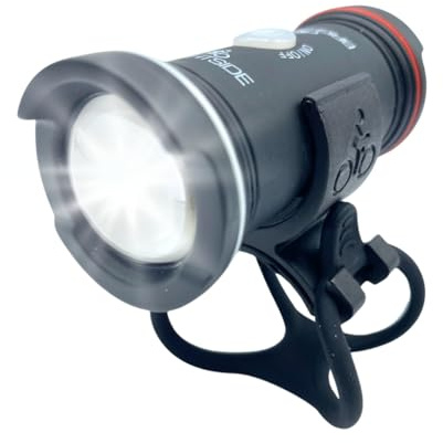 Brightside Front and Rear 3 in 1, Multi Function Be Seen Light for Bike Helmets. 43 Hour Runtime. Fits Most Helmets. Bright and Lightweight. Waterproof and Rechargeable Helmet Light.