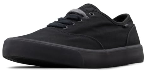 Lugz | Lear Classic Casual Sneakers for Men | Lace Up Mens Canvas Shoes | Everyday Men Footwear, Black, 9 M US