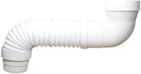 Pipa di scarico WC estensibile 300-650 mm – angolata punta maschio Ø100