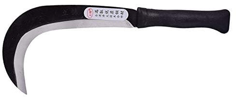 KEAAN Hoz japonesa con hoja de acero al manganeso, 34,5 cm No.1800012