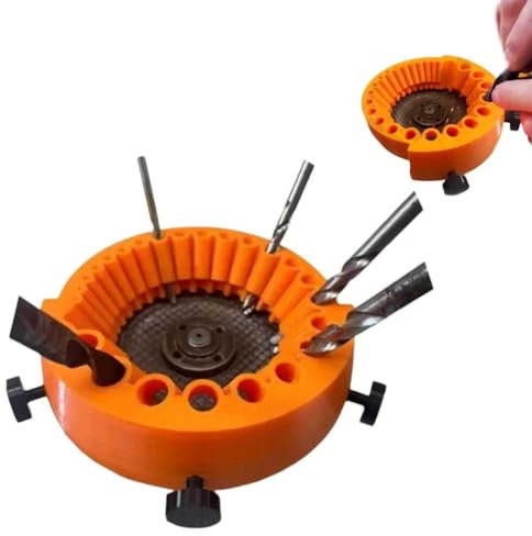 Afilador de Brocas, Accesorio for afilar Brocas for Taladro eléctrico, Amoladora Angular de Hoja Gigante for afilar Brocas, Brocas de 2 a 13 mm(1pcs)