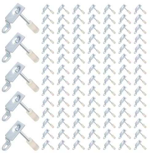 100 Pezzi Chiodi per Sparachiodi, Resistenti e Facili da Usare, Chiodi per Tetti, Ampia Gamma di Applicazioni, Set di Chiodi per Tetti, per Superfici in Legno, Cemento e Metallo (Argento)