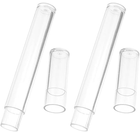 Lot de 2 systèmes de rangement ronds pour pinces à épiler - Récipient en plastique pour cils et petits objets avec étui de protection pour une utilisation optimale