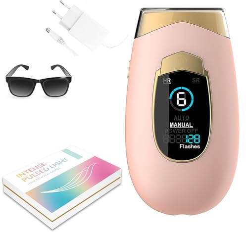 LumisiIk Lumina Luce Pulsata-Lumina Epilatore LumisiIk Pro 2.0, LumisiIk Epilatore Luce Pulsata 2 in 1 Epilatore Laser Per Donna (Rosa)