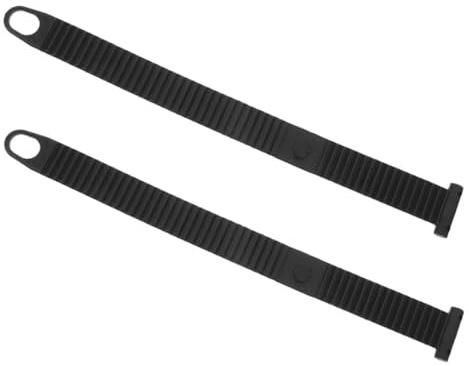 GALPADA 2 Correas de Goma Ajustables para Portabicicletas Cinturones de Sujeción Resistentes para Bicicletas de Montaña y Carretera Correas Negras de Caucho para Fijar Neumáticos en