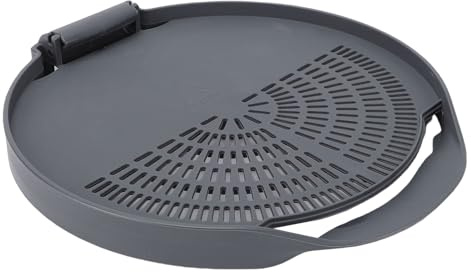 Sorandy Colador de Procesador de Alimentos, Filtro de Malla, Colador de Ergonómico con Tapa Apta para Lavavajillas, Ideal para Uso en Cocina