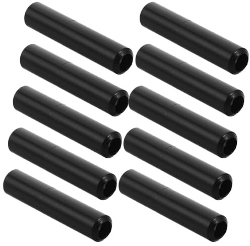 GLEAVI 10 Pièces Manchon Plastique Noir 38x8 Mm pour Tige Guitare Électrique, Protège Assemblage Pont et Empêche Rotation ou Glissement, Système Trémolo