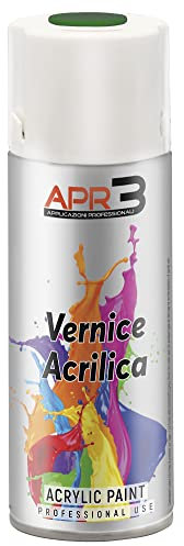 APR3 - Pintura Acrílica en Spray, Color Verde Esmeralda, RAL 6001, Perfecto para Múltiples Aplicaciones en Exterior e Interior, 400 ml