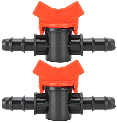 GOTOTOP 2PCS Check Valve, Fish Tank Water Flowing Regulator Valve Hose Pipe Valve Tube Pipe Connector for Fish Tank(10mm)