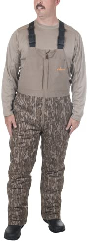 HABIT Men's Cedar Branch Insulated Waterproof Bibs, Mossy Oak New Bottomland, 2X-Large