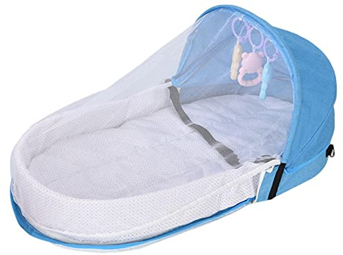 Cama plegable para acampar para bebés, cuna plegable para niños pequeños, tumbona transpirable, cuna para bebés, ce plegable de viaje, cuna lavable, cama de viaje biónica, cuna para exteriores