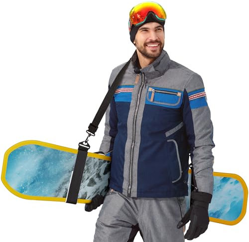 Kapstrom - Snowboard-Schultergurt - Premium-Snowboard-Tragegurt - Snowboard-Schulterschlinge - Passend für Snowboards von 23–30 cm / 9–12 Zoll