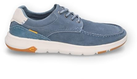 camel active Herren Schnürschuh aus Leder mit Textilfutter Blau, menswear-42