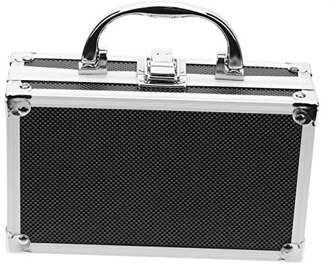 Gatuida Caja de Herramientas de Aluminio Multifuncional Organizador Portátil Resistente Asa para Jardinería 1