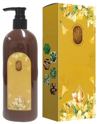 Shampooing Colorant Capillaire, Shampooing Teinture Naturelle Pour Cheveux À Longue Durée, Nourrissant Parfumé 300ml pour Femmes Adultes Séniors Usage Quotidien Maison Voyage