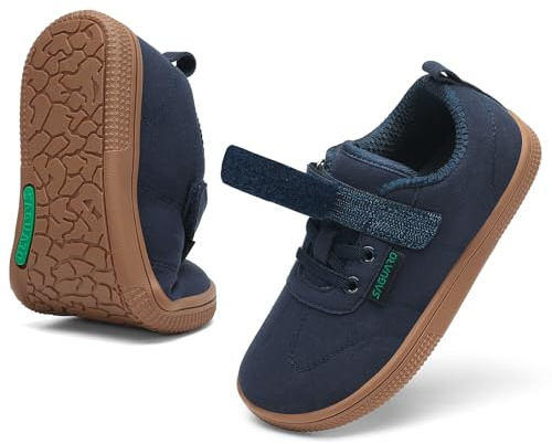SAGUARO Scarpe Barefoot Bambino Bambina Scarpe Minimaliste Bambini Scarpe a Piedi Nudi Casual Sneakers Leggere per Sport e Uso Quotidiano, Blu, 28 EU
