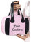 Smiffys Borsa da bowling Grease Pink Lady, Rosa, con logo