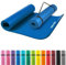 GORILLA SPORTS® Yogamatte - 190x60x1,5 cm oder 190x100x1,5 cm, mit Tragegurt, Phthalatfrei, Rutschfest, Farbwahl - Gymnastikmatte, Fitnessmatte, Sportmatte, Trainingsmatte, Übungsmatte Royal