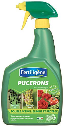 Fertiligène FPUCPAL - Pulvérisateur Insecticide Pucerons Prêt à l'emploi 800 ML - A Base d'huile végétale de Colza - Elimine efficacement Tous Les Types de pucerons sur Cultures - Fabriqué en France