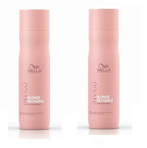 Wella INVIGO Blonde Recharge Cool Blonde Shampoo 250ml x2