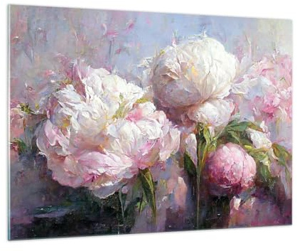 ARTTOR Cuadro Decorativo 100x70cm Moderno Horizontal Botánica Flores - 5975