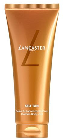 Lancaster Self Tan Golden Body Gel 125ml | Natural Summer Tan | Healthy-Looking Golden Glow | 2-in-1 Perfecting Self Tanner and Body Moisturiser | Easy-to-Spread Formula