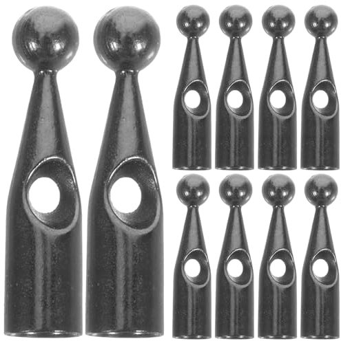 Theaque 10 Stück Regenschirm-Perlen, Ersatz-Schirm-Perlen, Metall, Regenschirm, Schwanz, Perlen, Regenschirm, Knochenabdeckungen