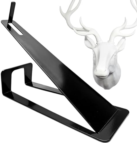 Générique 20 cm europeisk monteringshängare, solid metall, väggdekoration | justerbar trä för taxidermi, tilop, display