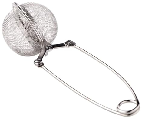 Fine Handheld Sugar Sieve - Cocoa Powder Sieve Set, Stainless Steel Ball Strainer, Mesh Tea Infuser Strainers, Infusers for Cooking & Loose Leaf Brew, Tea Ball Mesh Teas Infuser Strainers