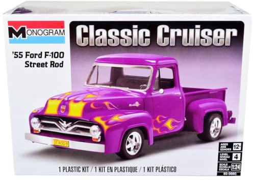 Revell 85-0880 '55 Ford F-100 Street Rod 1:24 Maßstab 96-teilig Skill Level 4 Modellbausatz