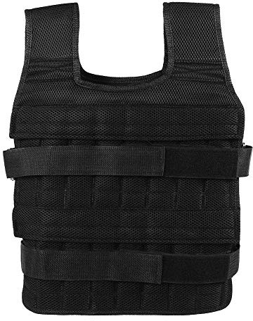 Gilet Poids,Confortable et Ajustable,Veste Musculation,Oxford 50 kg for Hommes Femmes Entraînement Course Fitness