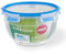 Emsa N10114 Clip & Close Frischhaltedose| rund| 2,6 Liter, Clip-Verschluss | Kunststoff | Transparent/Blau