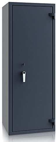 Secureo Eagle 18 XL | Waffenschrank 1 für 18 Langwaffen | Langwaffenschrank Schlüsselschloss | Zugelassener Waffenschrank Langwaffen, Kurzwaffen + Munition