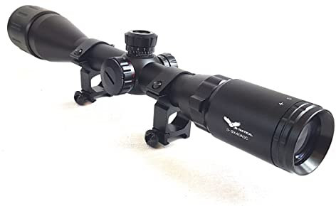 Ottica per carabina aria compressa 3-9x40 Binocolo Cannocchiale Cannocchiali Mirino con reticolo illuminato e attacchi weaver