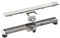 Duschrinne 80 cm Befliesbar komplettset 2in1 | Ablaufrinne für Badezimmer | Premium Edelstahl SU 316 komplettset | Siphon mit Geruchsstop und Haarsieb