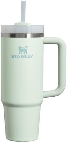 STANLEY Quencher H2.0 FlowState Stainless Steel Vacuum Insulated Tumbler with Lid and Straw for Water, Iced Tea or Coffee, Smoothie and More, Mist, 30oz