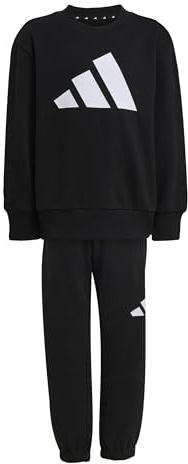 adidas Mixte enfant ESSENTIALS JOGGER, black/white, 6-7 Years