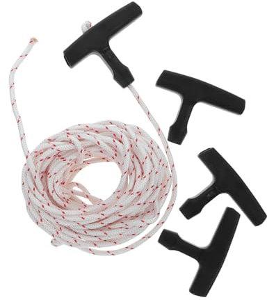 PAMINGONO Starterseil Für Rasenmäher Zugschnur Mit Griff Ersatzseil Für Kettensägen Laubbläser Und Trimmer Leicht Austauschbar Und Anpassbar