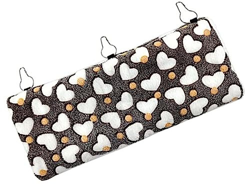 Yardwe Schlafbett Für Meerschweinchen Bequeme Hängematte Für Haustiere Atmungsaktives Nest Aus Baumwolle Einfach Aufzuhängen Mit Metallhaken Geeignet Für Kleine Tiere