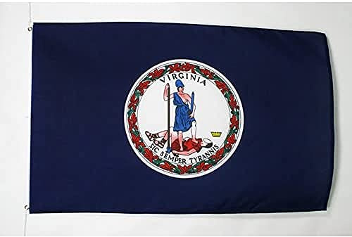 BANDIERA VIRGINIA 90x60cm - BANDIERA STATO AMERICANO – USA - STATI UNITI 60 x 90 cm - AZ FLAG