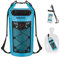 Piscifun Wasserdichter Dry Bag Rucksack 10L 20L 30L 40L Schwimmender Trocken-Rucksack mit wasserdichter Handyhülle für Wassersport - Angeln, Bootfahren, Kajakfahren, Surfen, Rafting, Geschenke für
