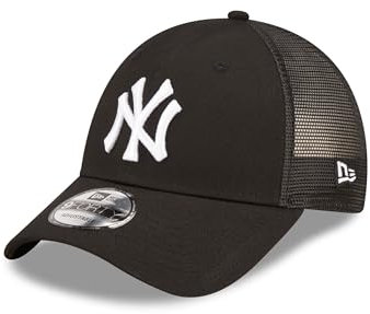 New Era New York Yankees MLB Home Field Schwarz Weiß Verstellbare 9Forty Trucker Cap - One-Size