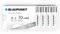 BLAUPUNKT AAA Piles alcalines, Paquet de 10, idéales pour Les horloges murales et Les télécommandes, LR03BPO/10CB