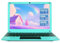 ZHAOHUIXIN Mini Android 12 Laptop Computer, Portable Small Netbook with Allwinner A133 CPU Android 12 OS 2GB RAM 64GB EMMC HD IPS Screen 1920x800 0.3MP Camera (Blue)