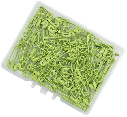 120pcs 19mm Safety Pins Mini Safety Pins Metal Safety Pins for Crafts Sewing and Jewellery Making