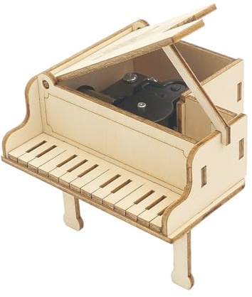 DIY Musikbox - DIY Verktygsmodellkit - Speldosa i plan - För 7–14 år gamla barn och pojkar, familj, kvinnor, män, vänner, skola och klass, födelsedag och jul