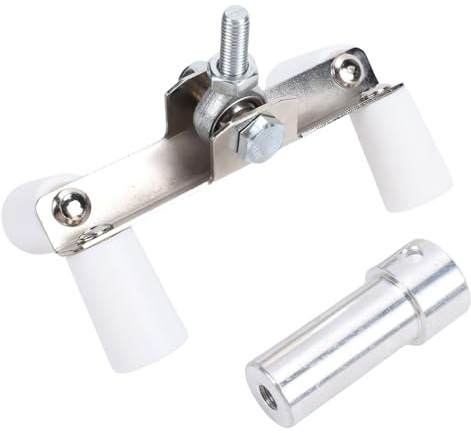 Yanmis Drywall Outside Corner Bead Roller, Stainless Steel PTFE Press Roller with Threaded Design for 1/2 Inch Paint Pole and M10 End Handles