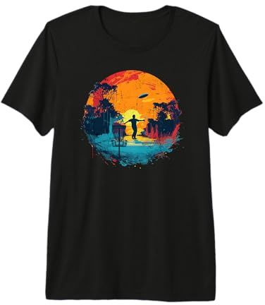 Disc-Golf-Joueur Disc-Golfing Game Vintage Disc-Golf T-Shirt Haut de Gamme