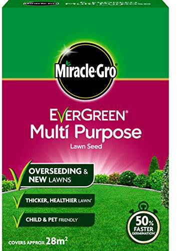 Miracle-Gro EverGreen Multi Purpose Grass Seed Carton, 840 g, Nylon/A