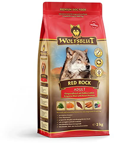 Wolfsblut - Red Rock - 2 kg - Känguru - Trockenfutter - Hundefutter - Getreidefrei